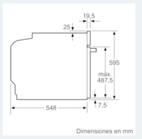 Siemens HB578G0S6 - Horno Multifunción Pirolítico Clase A Negro