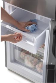 Candy CMCL5172X - Frigorífico combi clase A+ inox 176 x 54 Iluminación LED