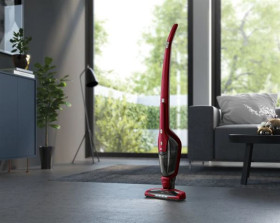 Aeg CX7-2-35WR - Aspirador de Escoba Ciclónico 2 en 1 Depósito 0.5 L Rojo