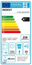 Indesit YTM1192KRXSPT - Secadora Bomba de Calor 9 Kg Clase A++ Blanca