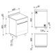 SMEG C6GMX9 - Cocina Gas 60 x 60 cm inox línea clásica 4 zonas clase A