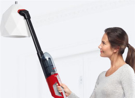 Bosch BBH3ZOO25 - Aspirador Sin Cable 2 en 1 Flexxo 25.2 V Easy Clean Rojo