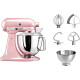 Kitchen Aid 5KSM175PSESP - Robot de Cocina Artisan 4.8L 7 Accesorios Rosa