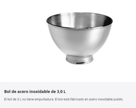 Kitchen Aid 5KSM175PSESP - Robot de Cocina Artisan 4.8L 7 Accesorios Rosa