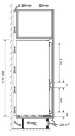 Beko BCHA275E3S - Frigorífico Combi Integrable 178x54cm Semi NoFrost A++