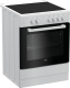 Beko FSS67000GW - Cocina con vitrocerámica y horno convencional de 60cm