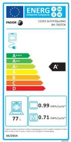 Fagor 8H-760TCN - Horno pirolítico clase A color negro 12 funciones