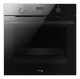 Fagor 8H-755BN - Horno Pirolítico 77 Litros Clase A Cristal Negro