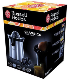 Russell Hobbs 22760-56 - Exprimidor Eléctrico Classics 60W 2 Conos Inox