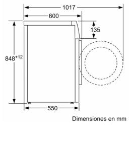 Balay 3TS972X - Lavadora Carga Frontal 7 Kg 1200 Rpm Acero Mate