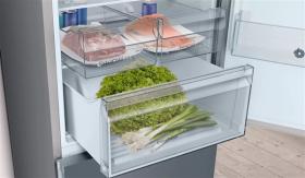 Balay 3KFE765GI - Frigorífico Combi 203x60cm Cristal Antracita Clase E