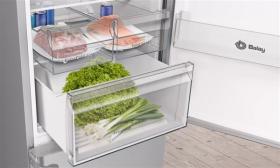 Balay 3KFE766XE-Frigorífico combi 203x60cm Inox antihuellas Clase E