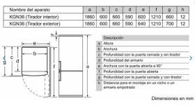 Balay 3KFE566WE - Frigorífico Combi 186 x 60 cm Blanco Clase E