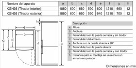 Balay 3KFE563WI - Frigorífico combi 186x60 cm E No Frost Blanco