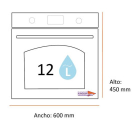 Balay 3CW5179N0-Horno Microondas integrable 45cm Aqualisis Cristal Negro