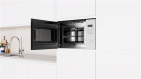 Balay 3CG5175B0 - Microondas sin marco cristal blanco 900W con grill