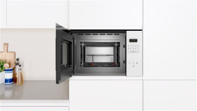 Balay 3CG5175B0 - Microondas sin marco cristal blanco 900W con grill
