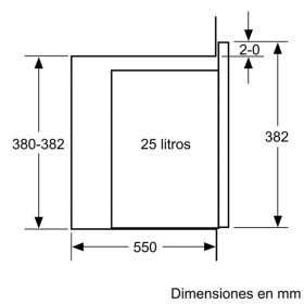 Balay 3CG5175B0 - Microondas sin marco cristal blanco 900W con grill