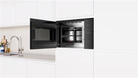 Balay 3CG5175N0 - Microondas sin marco cristal negro 900W con grill