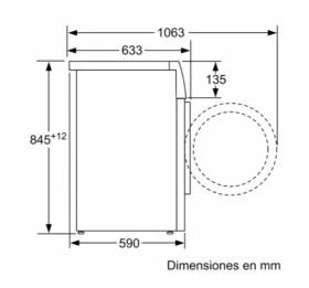 Siemens WM14UT60ES - Lavadora iQ500 de 9kg 1400rpm Motor iQdrive C