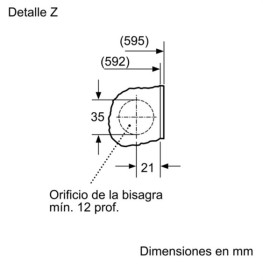 Siemens WI12W325ES - Lavadora integrada iQ500 de 8kg 1200rpm A+++