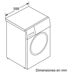 Bosch WAU28PH1ES - Lavadora 9 Kg 1400 rpm i-DOS A+++-30% Blanco
