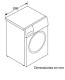 Bosch WAU28PH1ES - Lavadora 9 Kg 1400 rpm i-DOS A+++-30% Blanco