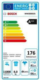 Bosch WIW28301ES - Lavadora integrable Serie 6 de 8kg 1400rpm A+++