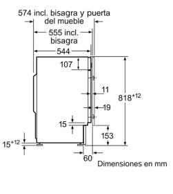 Bosch WIW24305ES - Lavadora Integrable 8Kg 1200rpm Serie 6 A+++
