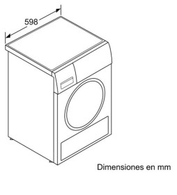 Bosch WTU87RH1ES - Secadora Bomba de Calor 8Kg Clase A+++ Blanco