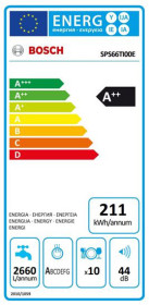 Bosch SPS66TI00E - Lavavajillas 10 Cubiertos 45cm Clase A++ Acero Inox
