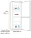 Bosch KGN36XWEP - Frigorífico combi de 186x60cm E/A++ NoFrost VitaFresh