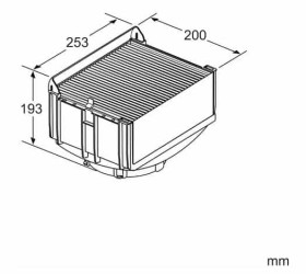 Bosch DWZ1DX1I6 - Kit de Recirculación de Alta Eficiencia Antipolen