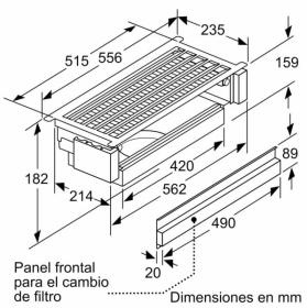 Bosch DWZ1IX1C6 - Set de Recirculación Alta Eficiencia Antipolen