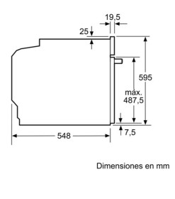 Bosch HBA174ES0 - Horno Multifunción Pirolítico Serie 2 Clase A Inox