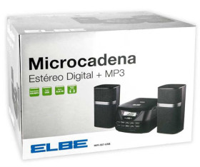 Elbe HIFI557USB - Microcadena Estéreo Digital USB MP3 Pantalla LCD