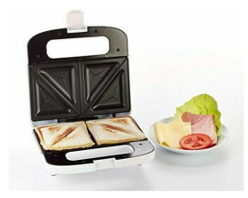Ariete 1984 - Sandwichera 750 W color blanco placas antiadherentes