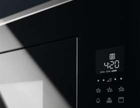 Electrolux KMFD263TEX - Microondas Integrable 900W con Grill 26 L Negro