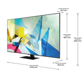 Samsung QE75Q80TATXXC - Televisor QLED 75" 4K Smart TV IA OTS negro