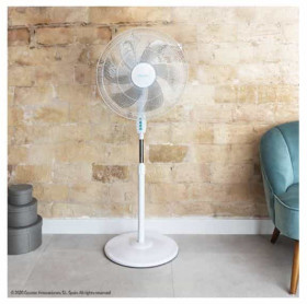 Cecotec 05292 - Ventilador de Pie EnergySilence 600 MaxFlow 18" Oscilante