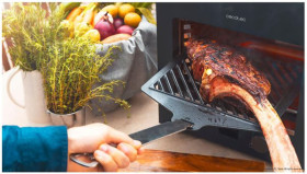 Cecotec 03062 - Grill Eléctrico Txuletaco 8000 Inferno 850ºC Temporizador