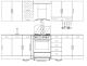 Vitrokitchen UN6050IB - Cocina Única 60x50 de gas butano Acero Inox