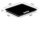Vitrokitchen EN72IN - Placa Gas Natural 5 Fuegos para hueco standard Inox