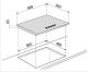Vitrokitchen CG72NB - Placa de gas butano de 60cm con 5 fuegos Negro