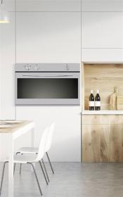 Vitrokitchen HG91IN - Horno de gas natural de 90cm en acero inox