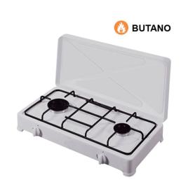 Vitrokitchen 200BB - Hornillo de gas butano extra ancho 32x60x12cm