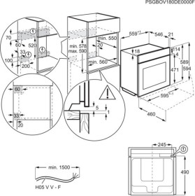 Aeg BSE999330M - Horno de vapor inox antihuellas de 70 litros A++
