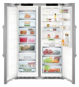 Liebherr *DISCONTINUADO* 12017424 - Conjunto Side by Side SBSes 8773 Inox 185x121cm