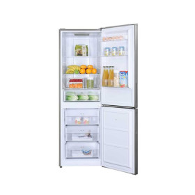 Brandt BFC8612NX - Frigorífico combi de 185x60cm Inox A++ 43dB