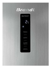 Brandt BFL862YNX - Frigorífico 1 Puerta 185x60cm NoFrost A++ Inox